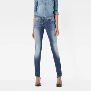 G-Star RAW 100% authentic guarant Lynn zip jeans